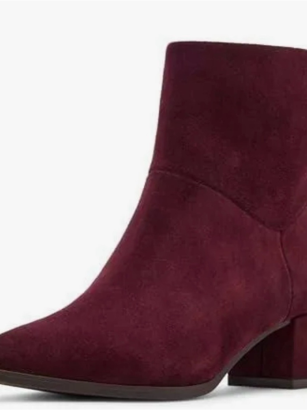 Blondo Waterproof Wine Suede Ankle Boot - NEW W/O BOX - Size 7